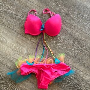 Bright Pink Spencer’s clown intimate